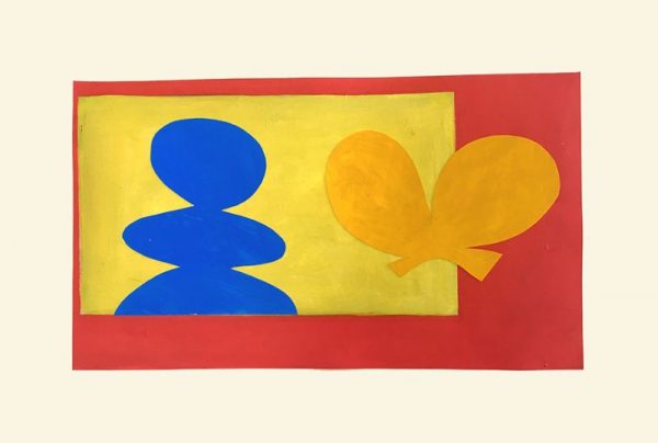 Shop Window
acrylic on paper collage
13 x 21